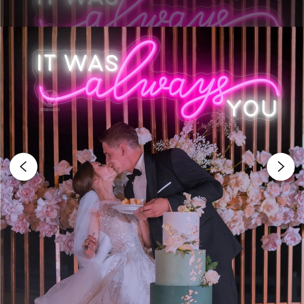 Neon Sign 'It Was Always You'